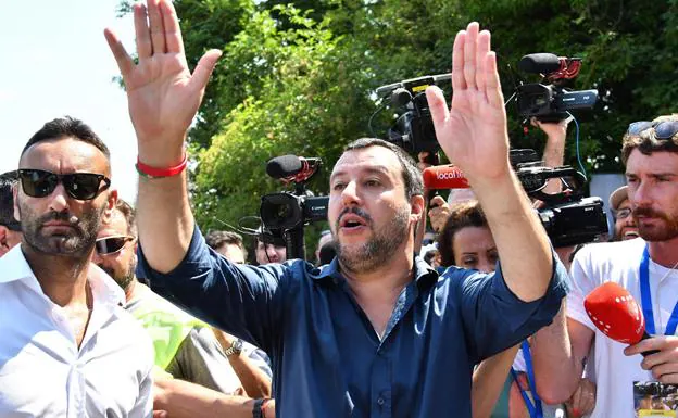 El político italiano Matteo Salvini. 