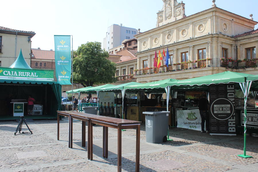 Léon inaugura este fin de semana el primer festival de cerveza artesanal en la plaza San Marcelo. 