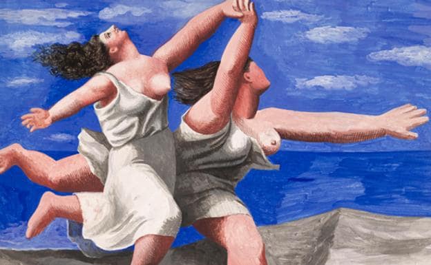 'Dos mujeres corriendo en la playa. (La carrera)', obra de Picasso, de 1922, que se verá en Málaga.