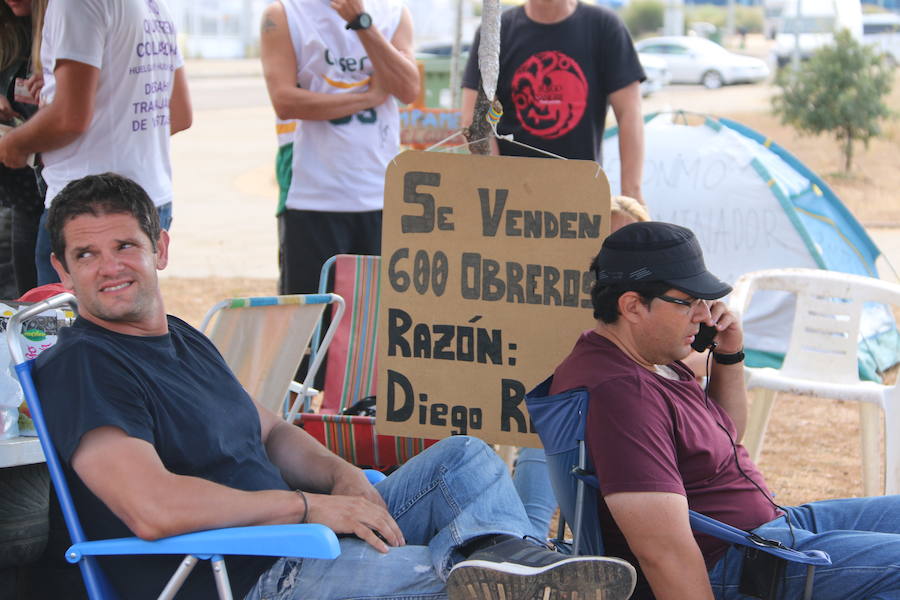 Fotos: Campamento a las puertas de Vestas