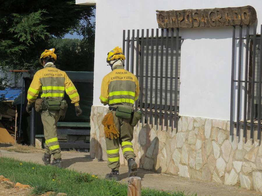 Fotos: El trabajo en la base de Camposagrado