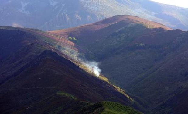 Incendio de la Tebaida berciana.