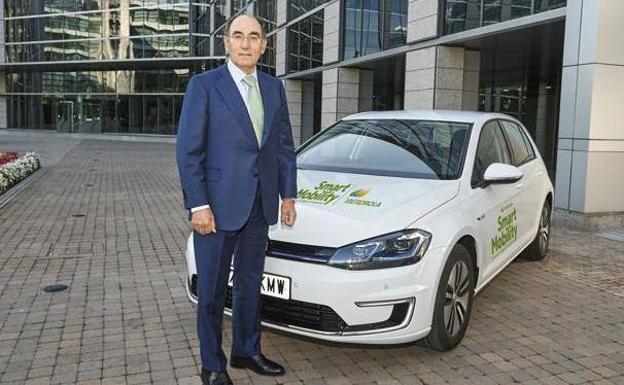 El presidente de Iberdrola, Ignacio Galán, ayer.