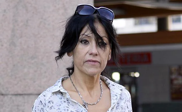 Maite Galdeano, antes de ser ingresada de urgencia. 