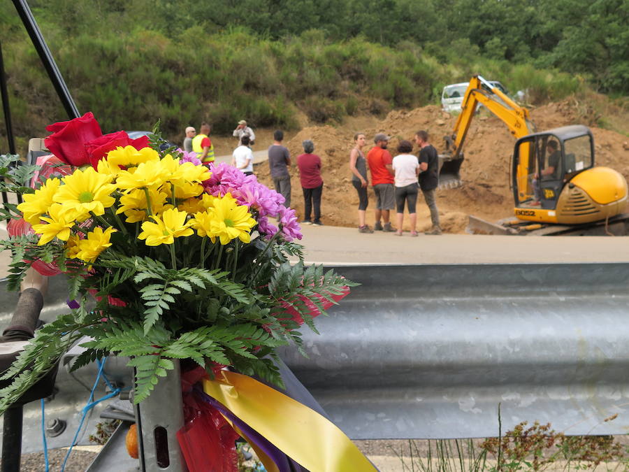 Fotos: Hallazgo de los restos de Francisco Alonso, asesinado en la Guerra Civil en Geras