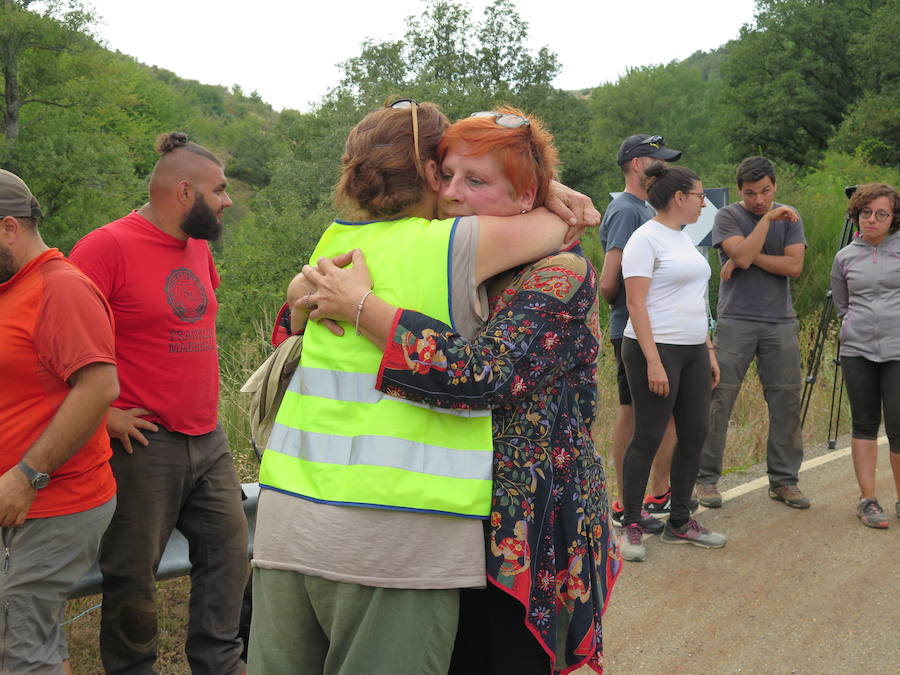 Fotos: Hallazgo de los restos de Francisco Alonso, asesinado en la Guerra Civil en Geras