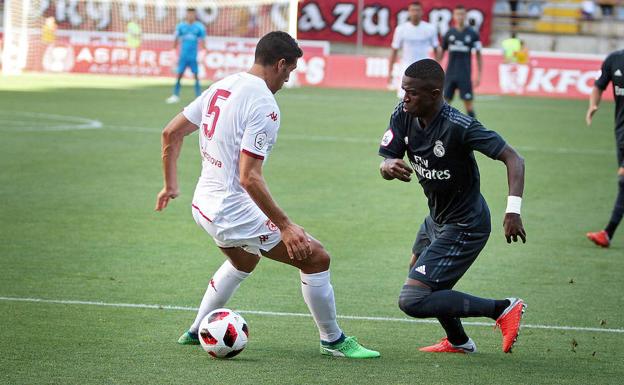 Vinicius provoca el penalti del empate.