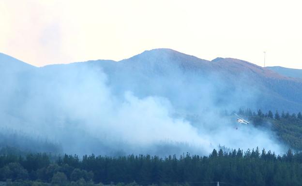 Incendio en Molinaseca.