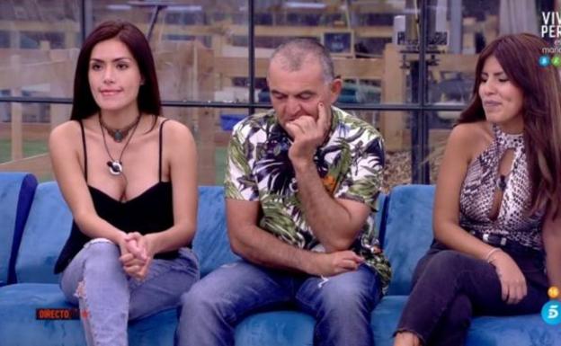 Mónica, El Koala y Chabelita, los tres nominados de 'GH Vip'.