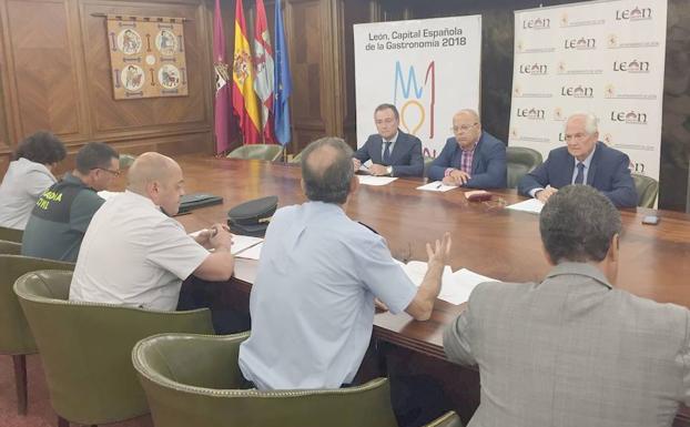 Reunión de la Junta de Seguridad.