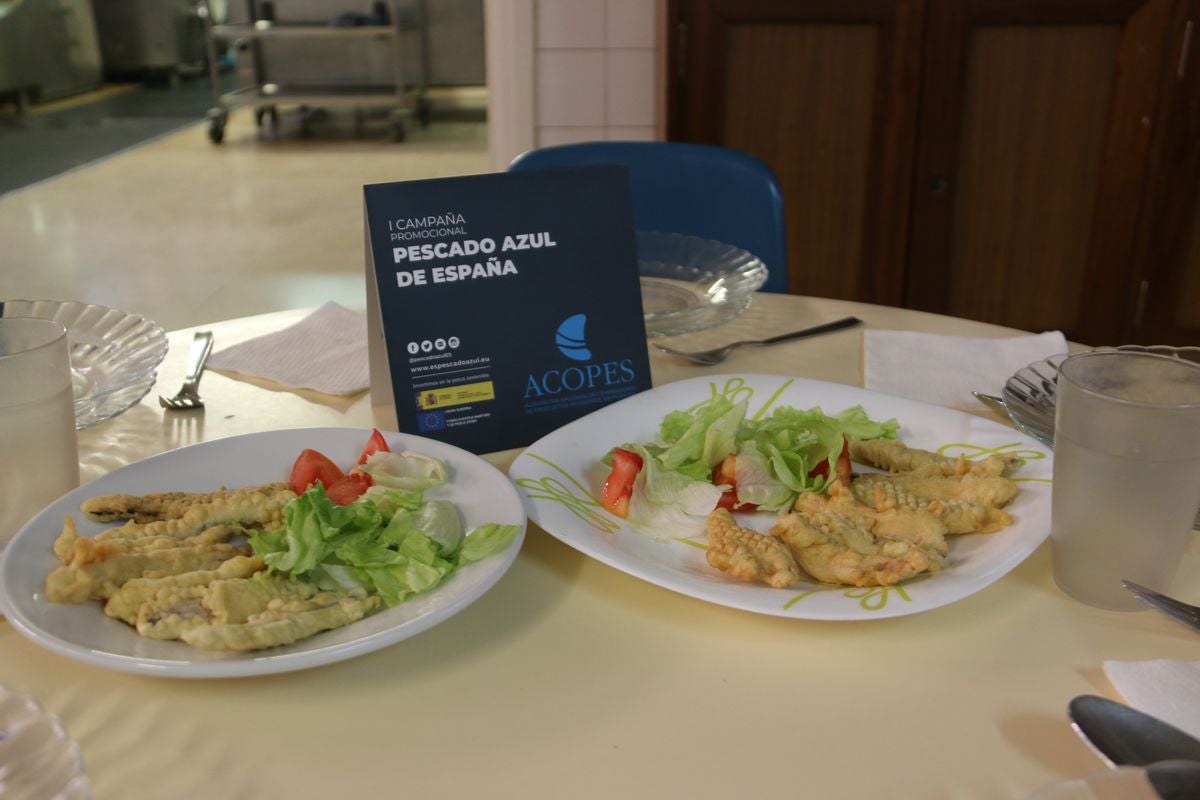 Fotos: El pescado presente en los comedores escolares leoneses