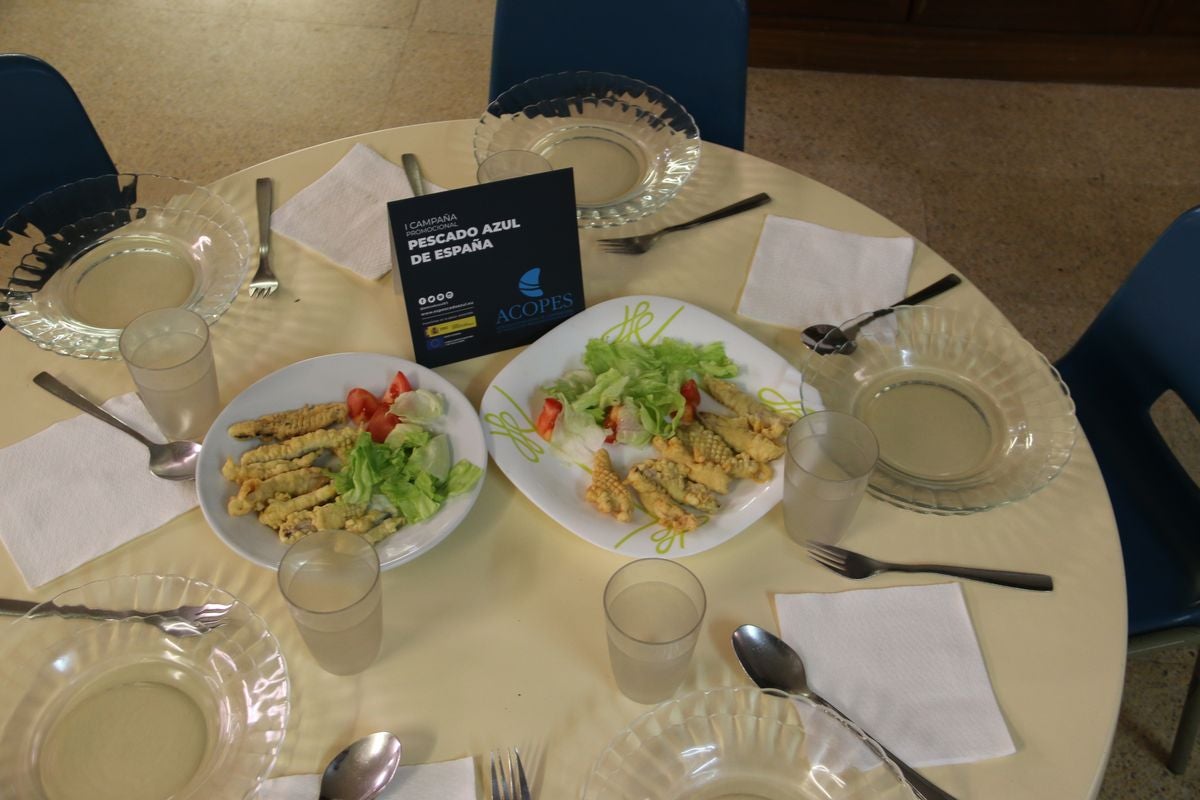 Fotos: El pescado presente en los comedores escolares leoneses