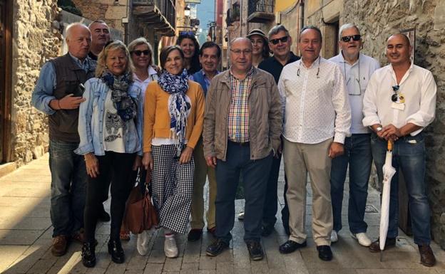 El jurado de la Capitalidad Gastronómica visitan Molinaseca. 