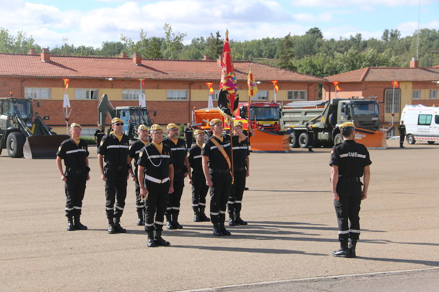 El V Batallón de Intervención en Emergencias de la Unidad Militar de Emergencias, con base en la localidad leonesa de El Ferral del Bernesga celebra la festividad en honor a su Patrona, Nuestra Señora del Rosario.