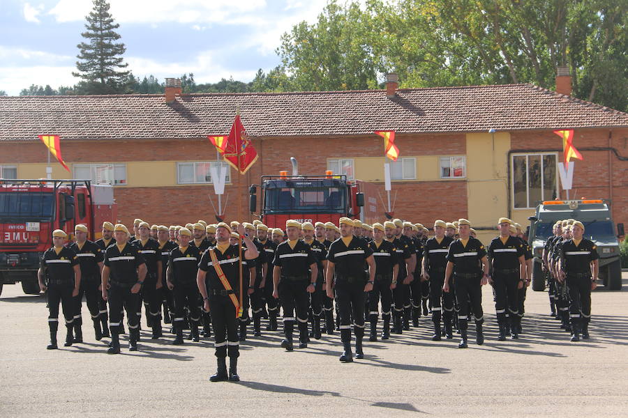 El V Batallón de Intervención en Emergencias de la Unidad Militar de Emergencias, con base en la localidad leonesa de El Ferral del Bernesga celebra la festividad en honor a su Patrona, Nuestra Señora del Rosario.