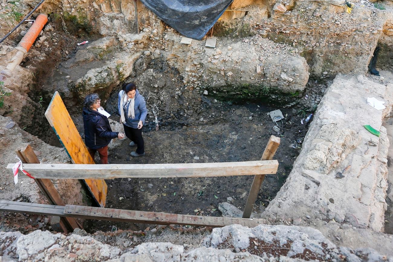 Fotos: Últimos trabajos antes de cubrir los restos romanos