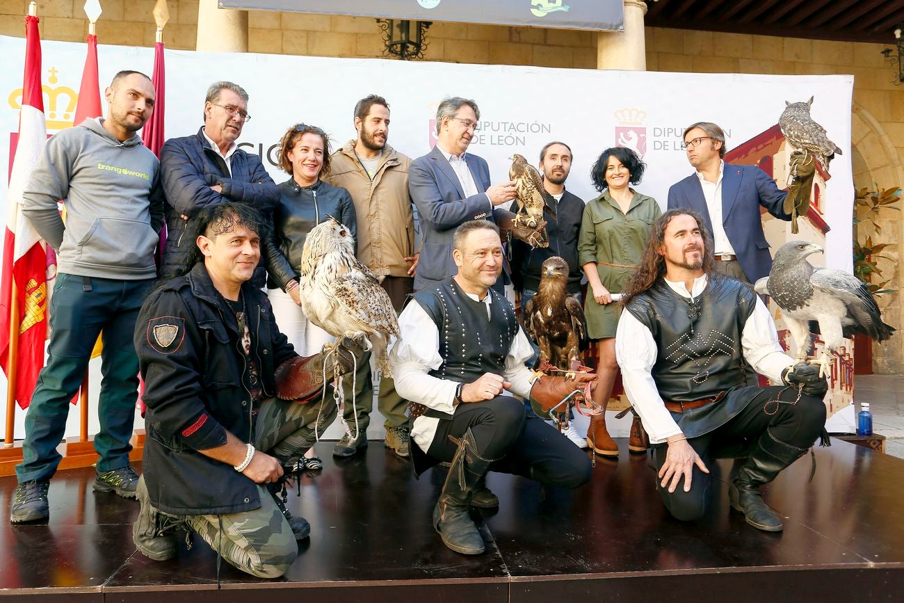 La Diputación de León acogió la presentación de las XXIV Jornadas Internacionales de Cetrería 