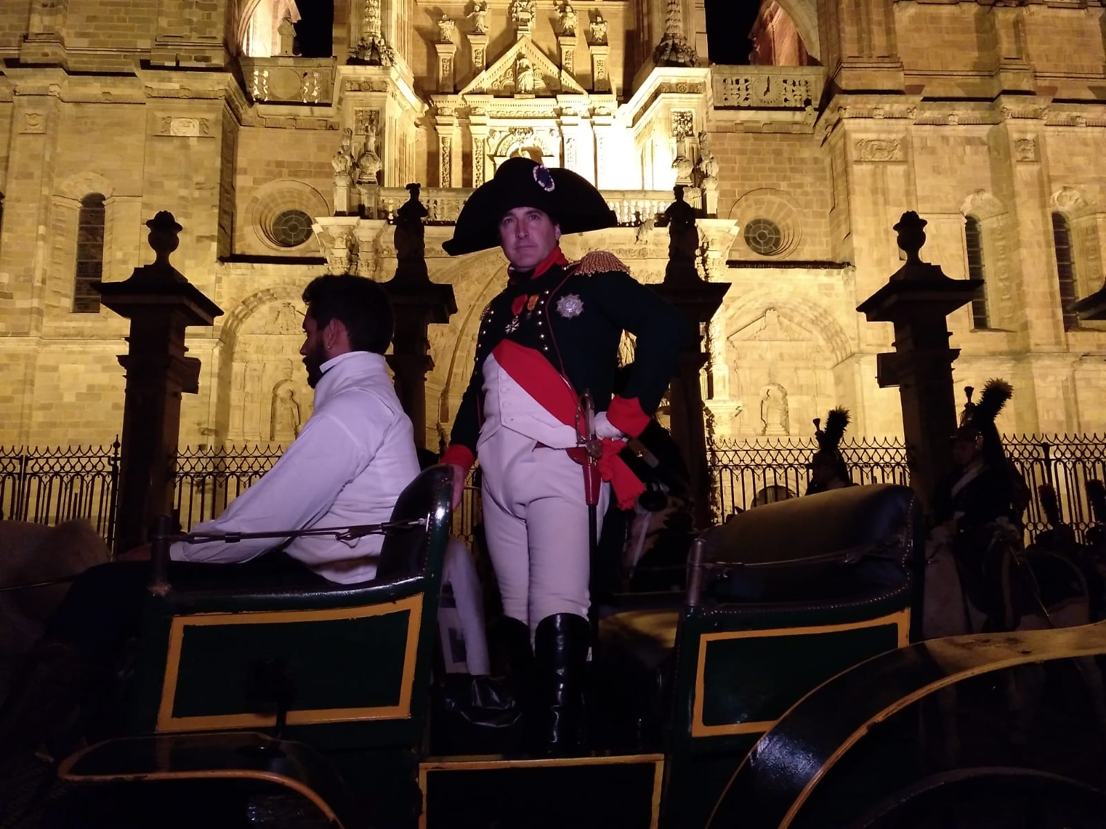 Llegada de Napoleón a la ciudad de Astorga antes de la gran batalla de las 3 Naciones