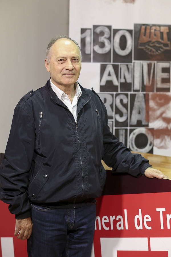 Fotos: Faustino Temprano, secretario general de UGT en Castilla y León