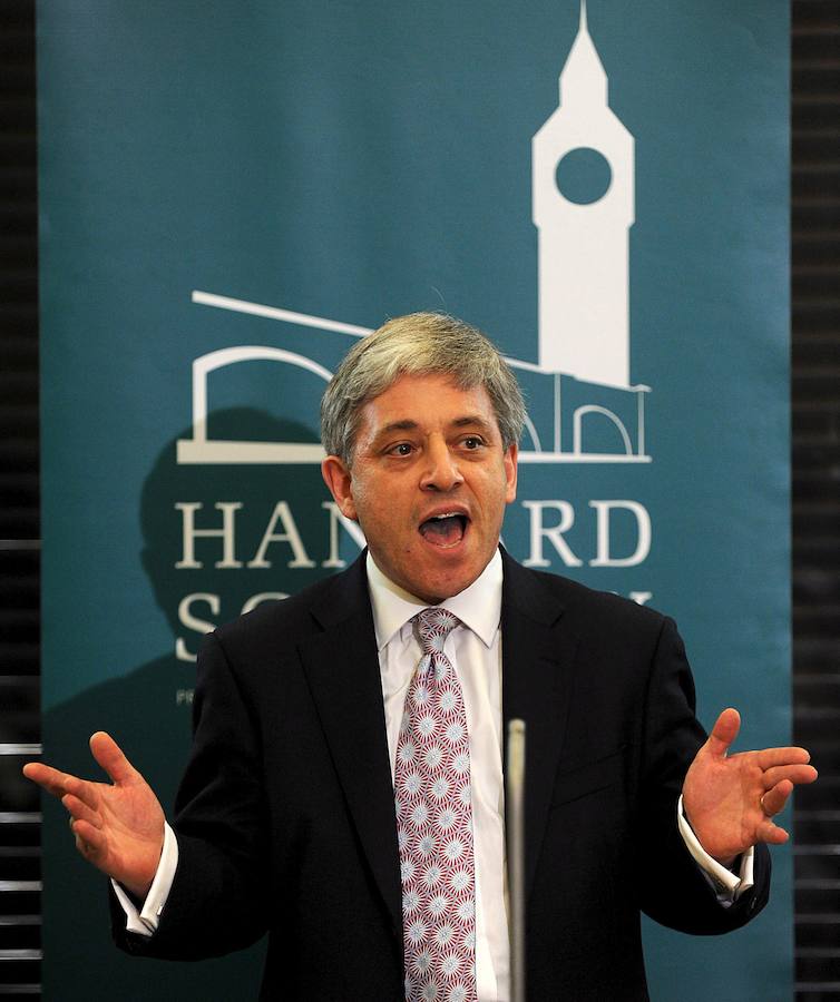 John Bercow, presidente de la Cámara de los Comunes.