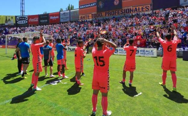 Lance tras el partido entre el Valladoldi B y la Cultural de hace dos temporadas en Zorrilla.