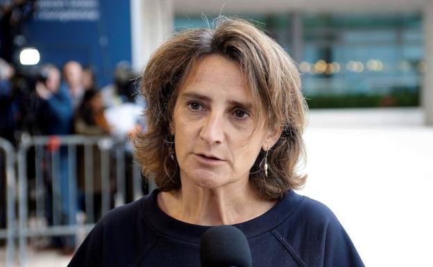 La ministra Teresa Ribera.