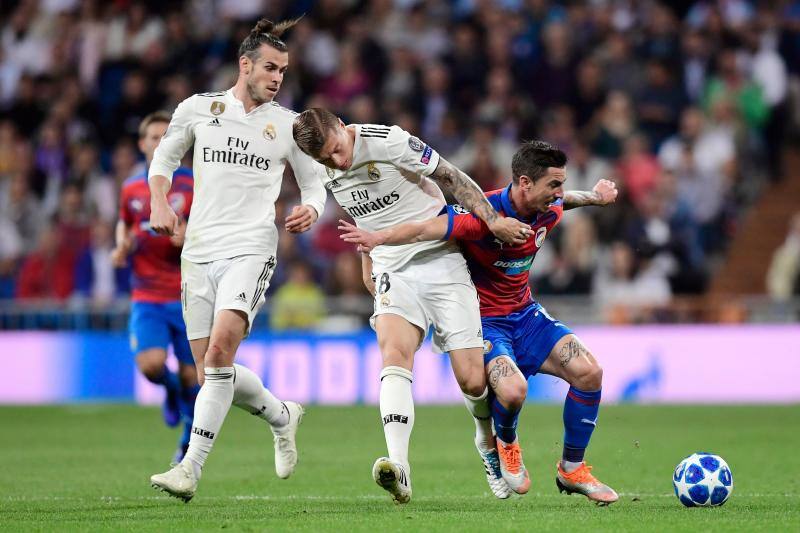 El Real Madrid y el Viktoria Pilsen checo se enfrentaron en el Santiago Bernabéu en la tercera jornada de la Liga de Campeones.