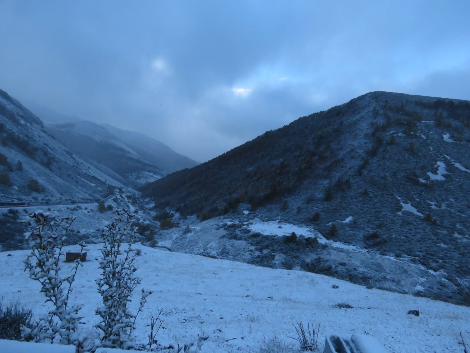 Fotos: NIeve en la vertiente leonesa de Picos de Europa