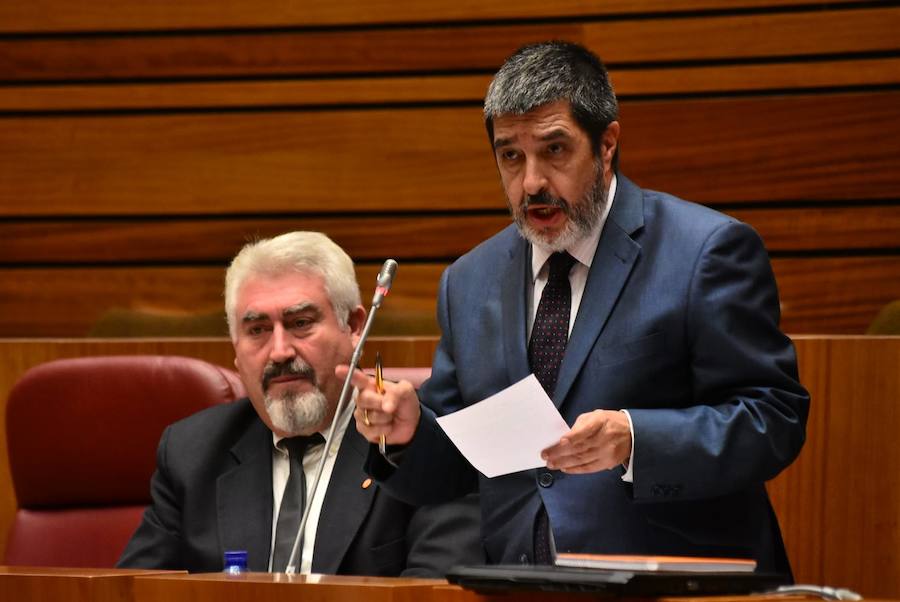 Manuel Mitadiel, durante el pleno. 