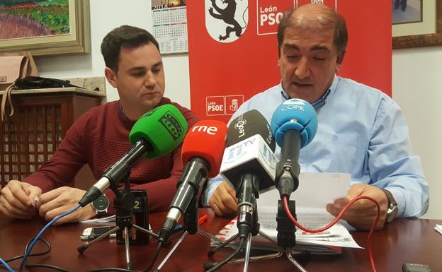 Javier Cendón y José Pellitero, en la rueda de prensa de este martes. 