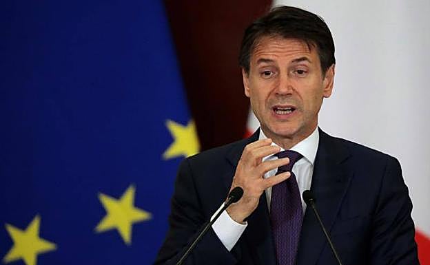 El primer ministro de Italia, Giuseppe Conte.