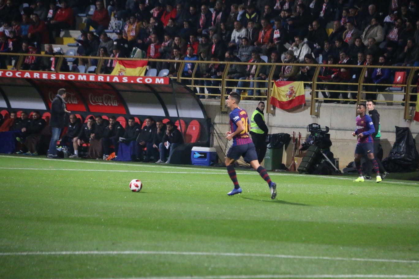 Cultural y FC Barcelona firman una buena primera mitad en el Reino de León