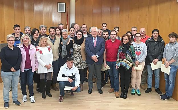 Entrega de diplomas en San Andrés del Rabanedo.