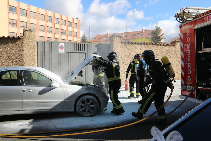 Al suceso, que se produjo sobre las 12.30 horas de este viernes, acudieron una dotación de Bomberos y varias patrullas de la Policía Local