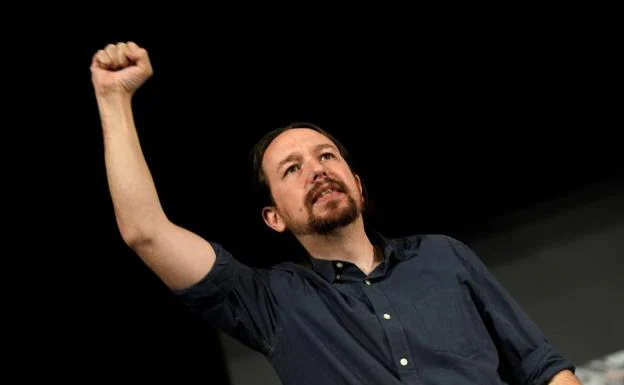 El líder del Podemos, Pablo Iglesias. 
