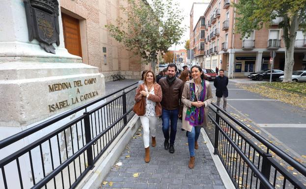 Reyes Maroto, en Medina del Campo.