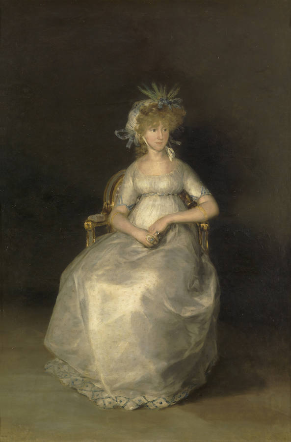 La condesa de chinchón, de Francisco de Goya. Óleo sobre lienzo, 216 x 144 cm 1800 Madrid.