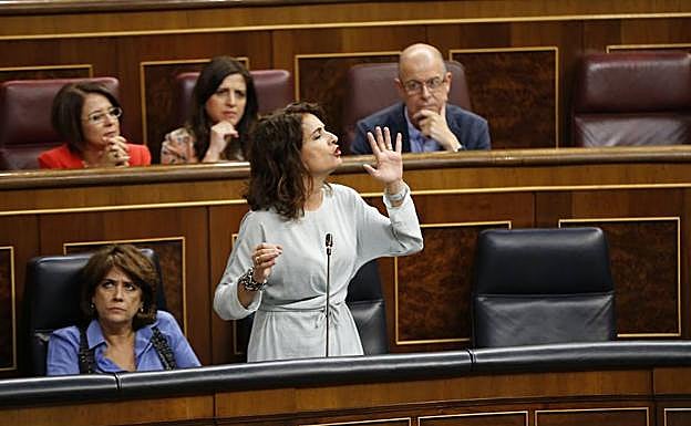 La ministra de Hacienda, María Jesús Montero.