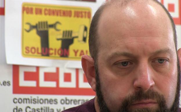 Ángel Santos, responsable de Industria de CCOO León. 