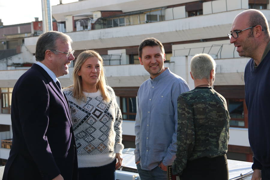 Fotos: Reunión del alcalde con los responsables de los restaurantes Estrella Michelín en León