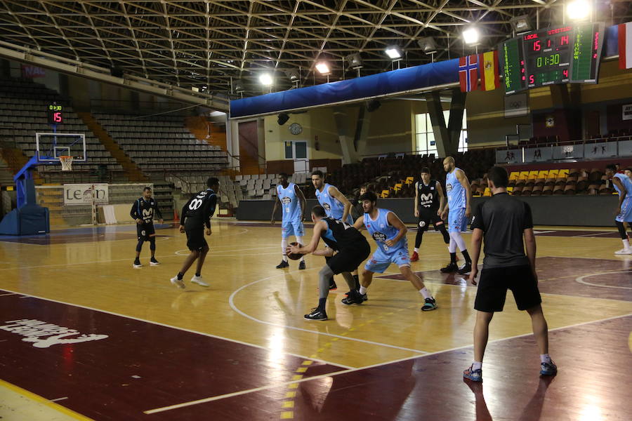 Fotos: Entrenamiento de dos equipos ACB en León