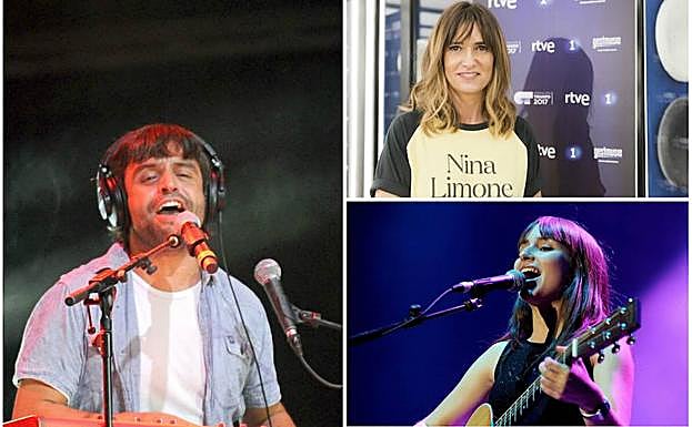 Manu Guix, Noemí Galera y Zahara. 