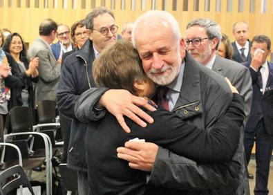 Imagen secundaria 1 - Jornada de reconocimiento a Salvador Gutiérrez Ordóñez en la Fundación Sierra Pambley