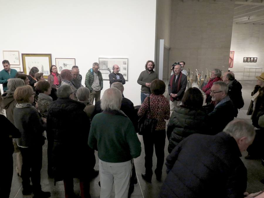 Fotos: Antonio Colinas, guía perfecto en el MUSAC