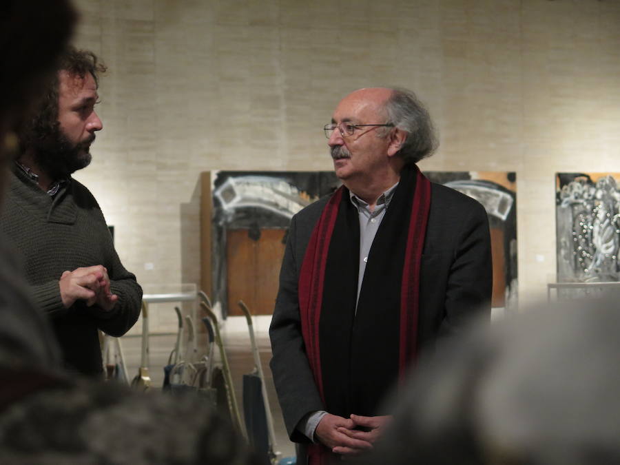 Fotos: Antonio Colinas, guía perfecto en el MUSAC