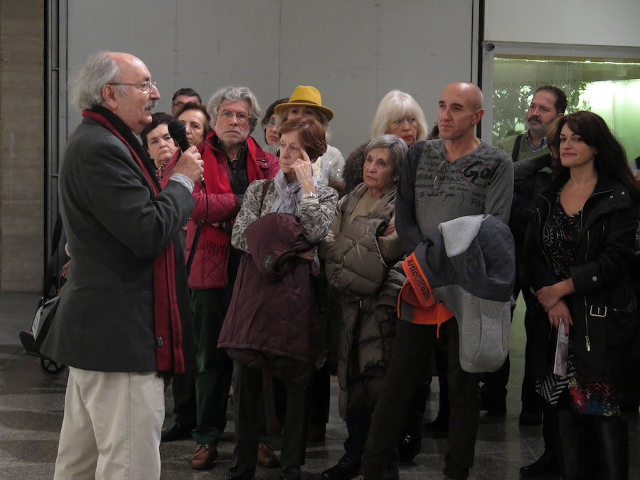 Fotos: Antonio Colinas, guía perfecto en el MUSAC