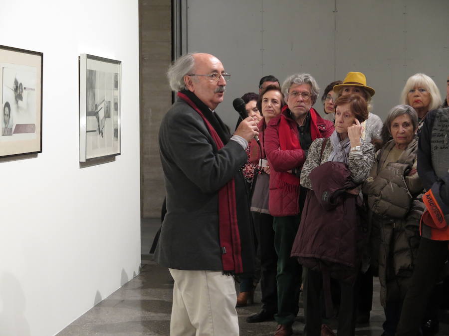 Fotos: Antonio Colinas, guía perfecto en el MUSAC