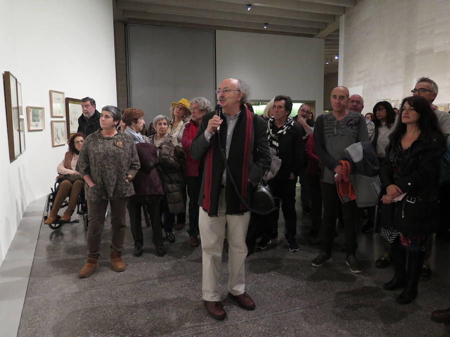 Fotos: Antonio Colinas, guía perfecto en el MUSAC