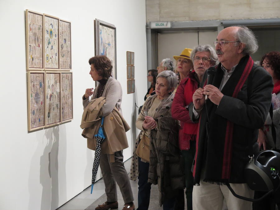 Fotos: Antonio Colinas, guía perfecto en el MUSAC