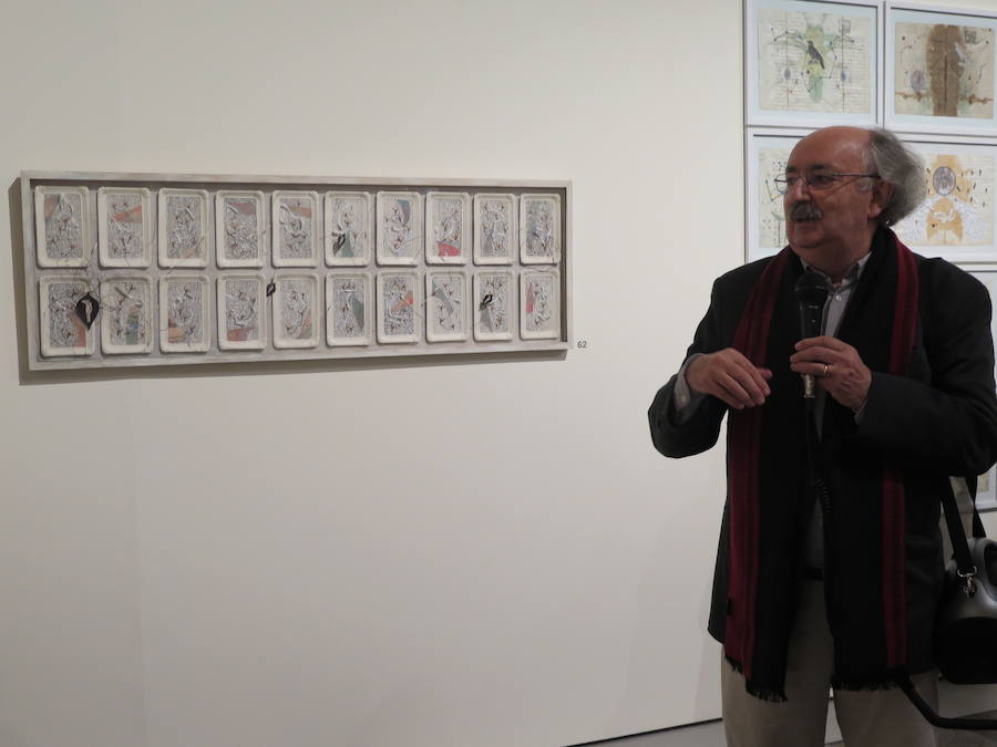 Fotos: Antonio Colinas, guía perfecto en el MUSAC